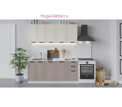 Кухня 1.8 метра "Альфа латте"