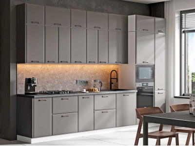 Кухня 3.5 метра "Призма" высотой 2.5 метра Кухня 3.5 метра "Призма" высотой 2.5 метра