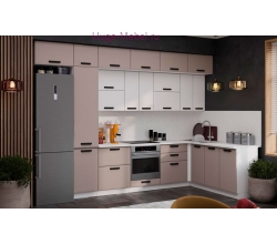 Угловая кухня 340х180 "Призма" с антресолями