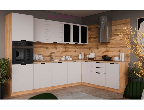 Угловая кухня 300х210 "Сахара"