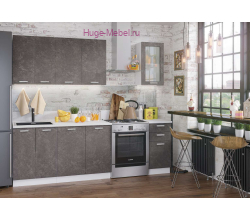 Кухня 1.8 метра "Бетон серый"