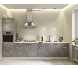 Кухня 340 "Бетон серый"