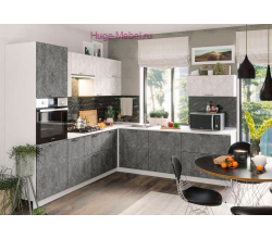 Угловой кухонный гарнитур 260х260 "Бетон"