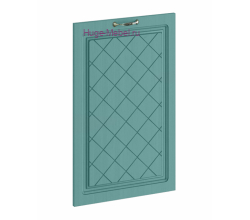 Кухонный фасад Ф-20-М дуб бирюза (Модена)