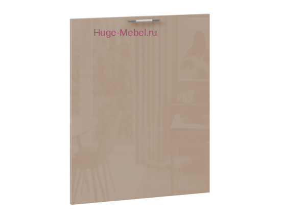 Кухонный фасад Ф-261 кофе с молоком глянец (Ксения)