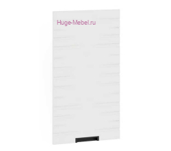 Кухонный фасад Ф-30 холст белый с фрезеровкой (Сахара)