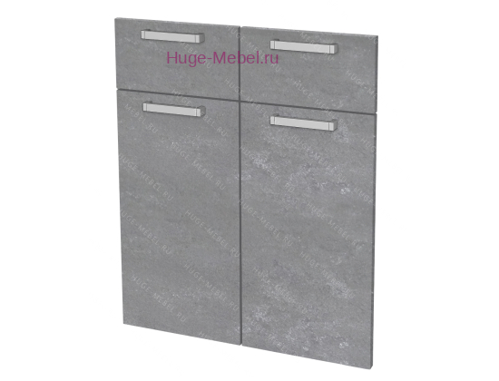 Кухонный фасад Ф-41-М бетон темный (Бетон)