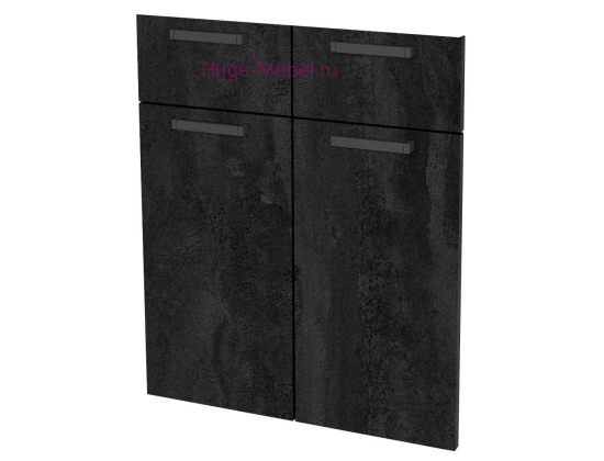 Кухонный фасад Ф-51-М угольный камень (Пасаденна)