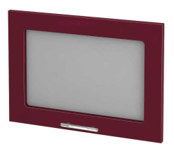 Кухонный фасад Ф-84 бордо глянец (Ксения)