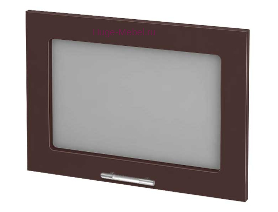 Кухонный фасад Ф-84 шоколад глянец (Ксения)
