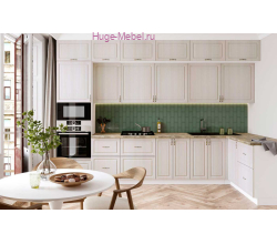 Угловая кухня с антресолями 350х150 "Юлия"