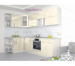 Угловая кухня 170х280 "Ксения ваниль"