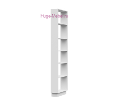 Кухонный пенал торцевой (белый)