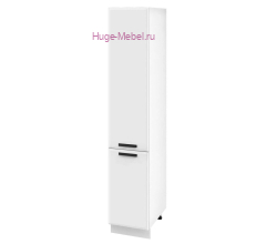 Кухонный пенал напольный 400 Призма (белый супермат)