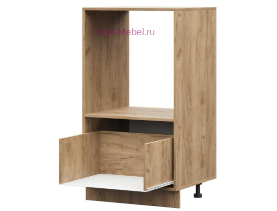 Корпус кухонного пенала малого с 1 ящиком 600 ПВ (дуб крафт)