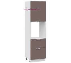 Пенал кухонный с нишей и ящиками 600 Катрин (муссон)