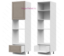 Пенал кухонный для встраиваемой техники 600 Альфа (латте)