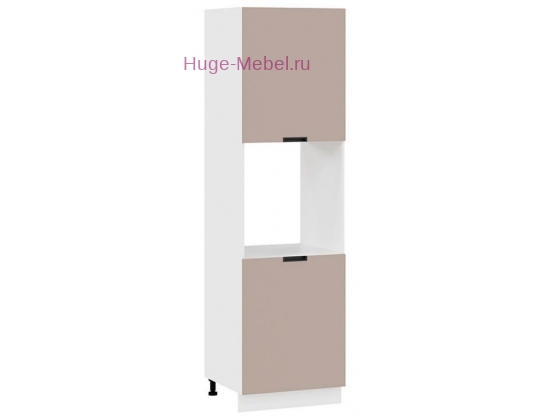 Пенал кухонный напольный с нишей 600 Сахара (латте)