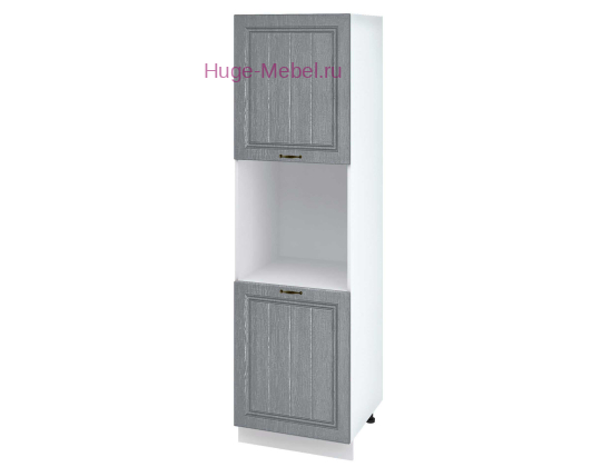 Пенал кухонный напольный с нишей 600 Мария (сталь)