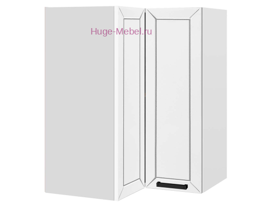 Угловой шкаф верхний прямой 600 Альфа (белый)