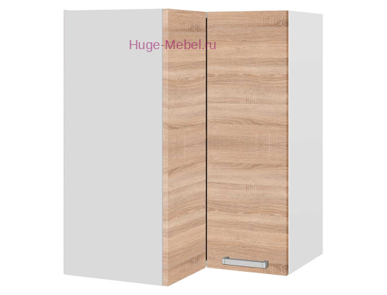 Угловой шкаф верхний прямой 600 Бетон (дуб сонома)