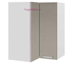 Угловой шкаф верхний прямой 600 Катрин (циркон)