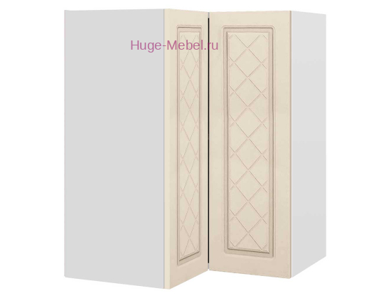 Угловой шкаф верхний прямой 600 Модена (дуб ваниль)