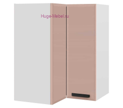 Угловой шкаф верхний прямой 600 Призма (мокко супермат)