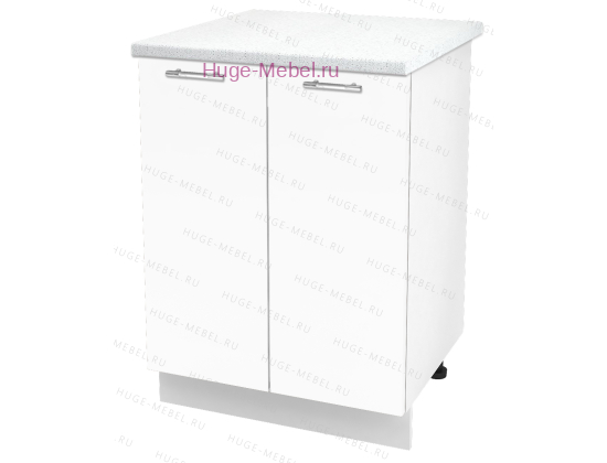 Шкаф кухонный нижний 600 Ксения (белый)