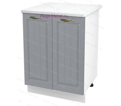 Шкаф кухонный нижний 600 Мария (сталь)
