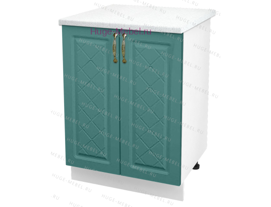 Шкаф кухонный нижний 600 Модена (дуб бирюза)