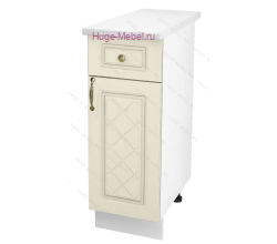 Нижний кухонный шкаф с ящиком  300 Модена (дуб ваниль)