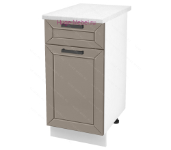 Нижний кухонный шкаф с ящиком  400 Альфа (латте)