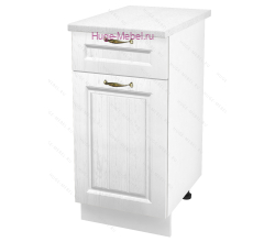 Нижний кухонный шкаф с ящиком  400 Мария (белый)