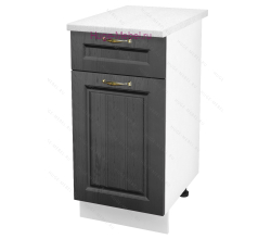 Нижний кухонный шкаф с ящиком  400 Мария (графит)