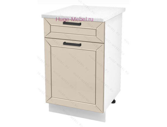 Нижний кухонный шкаф с ящиком  500 Альфа (брюле)