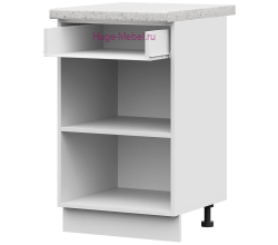 Корпус кухонного шкафа нижнего с 1 ящиком 500 ПВ (белый)