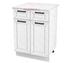 Нижний кухонный шкаф с ящиком  600 Альфа (белый)