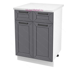 Нижний кухонный шкаф с ящиком  600 Альфа (вулкан)