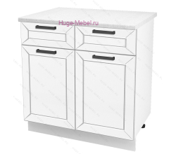 Нижний кухонный шкаф с ящиком  800 Альфа (белый)