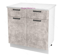 Нижний кухонный шкаф с ящиком  800 Пасаденна (ателье светлое)