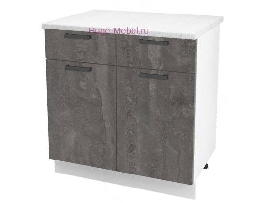 Нижний кухонный шкаф с ящиком  800 Пасаденна (железный камень)