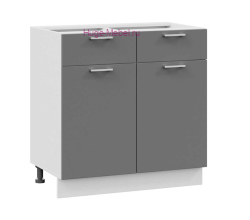 Нижний кухонный шкаф с ящиком 800 Катрин (софт графит)