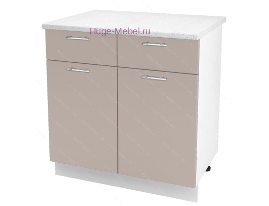 Нижний кухонный шкаф с ящиком  800 Ксения (кофе с молоком)