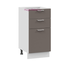 Кухонный шкаф нижний с тремя ящиками 400 Катрин (муссон)