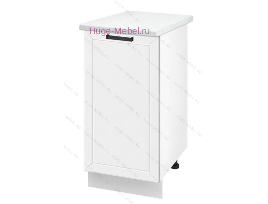 Шкаф кухонный нижний 400 Альфа (белый)
