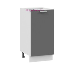 Шкаф кухонный нижний 400 Катрин (софт графит)