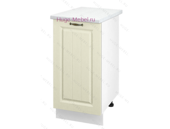 Шкаф кухонный нижний 400 Мария (крем)