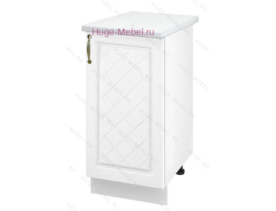 Шкаф кухонный нижний 400 Модена (дуб белый)