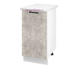 Шкаф кухонный нижний 400 Пасаденна (ателье светлое)